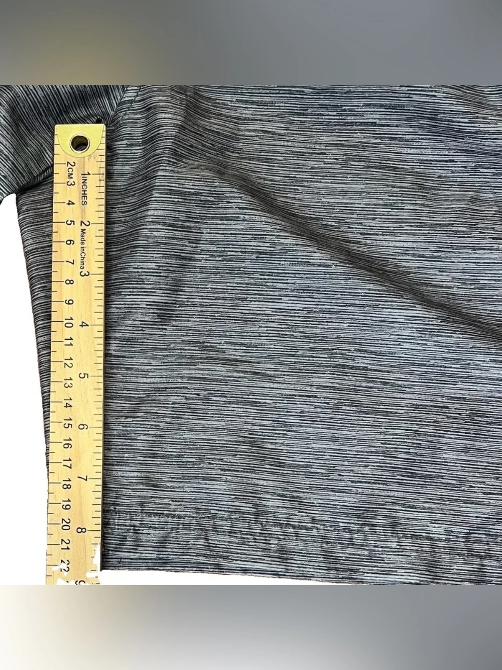 Avia Heathered Gray Athletic Hybrid Cargo Shorts Size Large